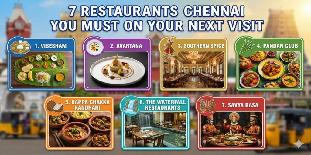 7 Restaurants Chennai You Must on your Next Visit